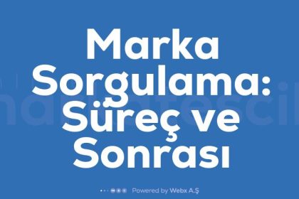 Marka Sorgulama Surec ve Sonrasi