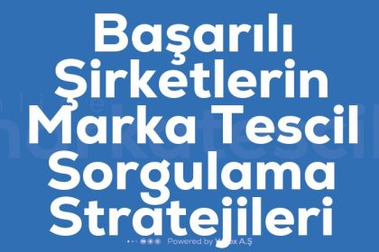 Basarili Sirketlerin Marka Tescil Sorgulama Stratejileri